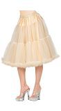 Cremekleurige Midi Tule Petticoat