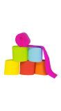 Crepe Papier Rollen Mix Kleur 6 Stuks 10 Meter