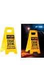 Crime Scene Waarschuwingsbord Geel Halloween