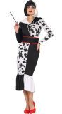Cruella De Vil 101 Dalmatiërs Jurk Dames