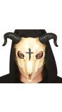 Cult Priester Ram Schedel Masker