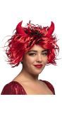 Curly Duivel Pruik Dames