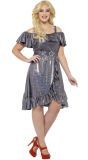 Curvy Jaren 70 Disco Jurkje