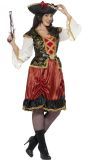 Curvy Piraat Dame Kostuum