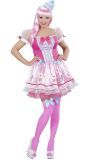 Dames Snoep Kostuum Roze