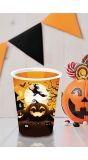 Dark Pumpkin Partybekers 240ml