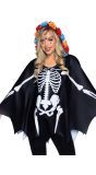 Day Of The Dead Poncho met Capuchon
