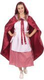 Deluxe Roodkapje Kostuum Dames