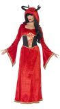 Demonisch Koningin Kostuum Rood