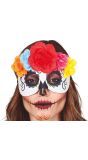 Dia De Los Muertos Bloemen Masker
