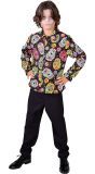 Día De Los Muertos Hemd Blouse Jongens