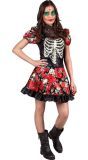 Dia De Los Muertos Rozen Jurk Tiener