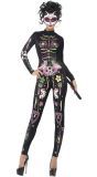 Dia De Los Muertos Skelet Catsuit