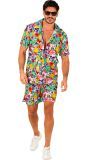 Dia De Los Muertos Skull Summer Suit Heren