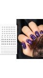 Diamond Nagelstickers Zilver
