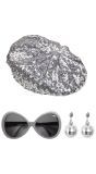 Disco Babe Accessoire set Zilver