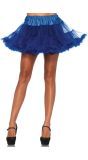 Donker Blauwe Petticoat met Dubbele Ruche