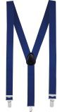 Donkerblauwe Basic Bretels