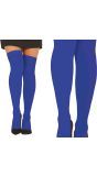 Donkerblauwe Kniekousen Dames