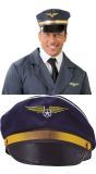 Donkerblauwe Piloten Pet