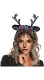 Donkere Hertjes Tiara met Hoorns