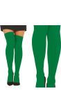 Donkergroene Kniekousen Dames