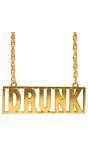 Drunk Ketting Goud Carnaval