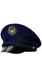 Duitse Politie Pet Blauw
