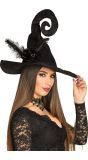 Duvessa Heksen Hoed Zwart