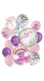 Eenhoorn Ballonnenset Kinderfeestje Folie & Latex