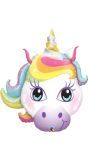 Eenhoorn Kleurrijke Folieballon