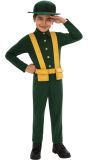 Eerste Wereldoorlog Soldaat Groen Kostuum Kinderen