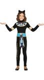 Egyptische Kat Godin Kostuum Meisje