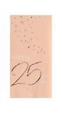 Elegant Lush Blush 25 Jaar Servetten 10 Stuks