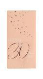 Elegant Lush Blush 30 Jaar Servetten 10 Stuks