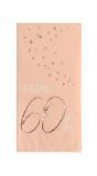 Elegant Lush Blush 60 Jaar Servetten 10 Stuks