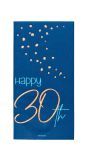 Elegant True Blue 30 Jaar Servetten 10 Stuks