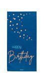 Elegant True Blue Happy Birthday Servetten 10 Stuks
