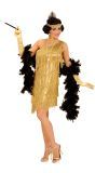 Elegante Gouden Flapper Jurk