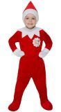 Elf On The Shelf Jongens Kostuum Rood
