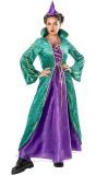 Enchanted Heks Kostuum Dames Groen Paars