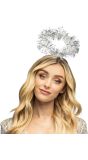 Engelenhalo Tinsel Diadeem Zilver Dames