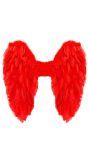 Engelenvleugels Rood Veren Dames Heren