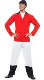 Engelse Jacht Kostuum Rood