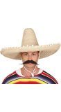 Extra Brede Sombrero Strokleurig