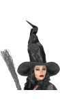Extra Hoge Zwarte Heksen Hoed
