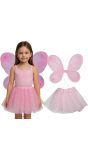 Feeën Tutu en Vleugels Roze Kinderen