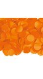 Feest Confetti 100 Gram Oranje