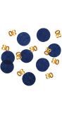 Feest Confetti Elegant True Blue 80 Jaar