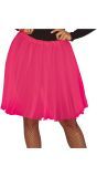 Fel Roze Lange Tutu Dames 60cm